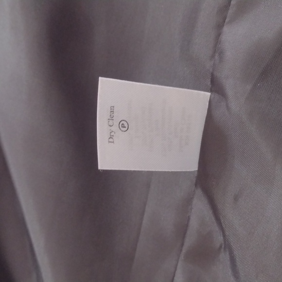 Coldwater Creek Navy Damask Corduroy Open Blazer w Pockets Size XS - Picture 14 of 14